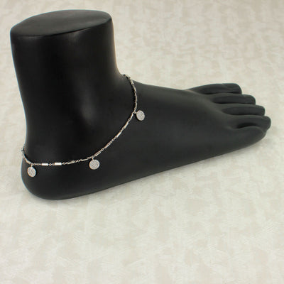 Dazzling Steps Diamond Anklet for Exquisite Elegance - SIA418145