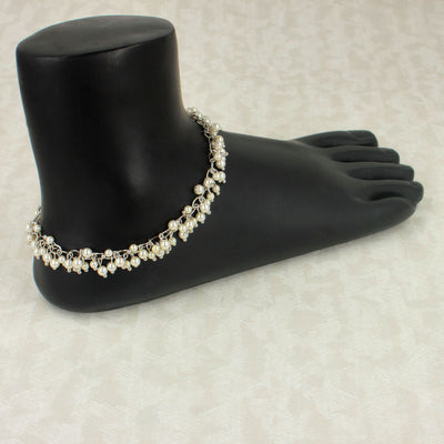 Pearls Studded Anklet - SIA418150