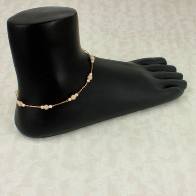 Diamond Dreams at Your Feet Sparkling Anklet - SIA418159