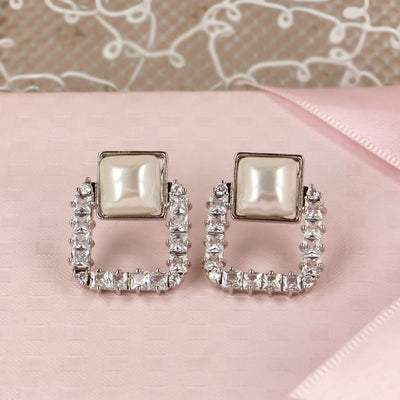 Elegant Sparklers Cubic Zirconia Earrings - SIA418558