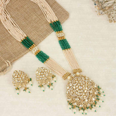 Kundan Majesty Unveiled Necklace Set - SIA421506