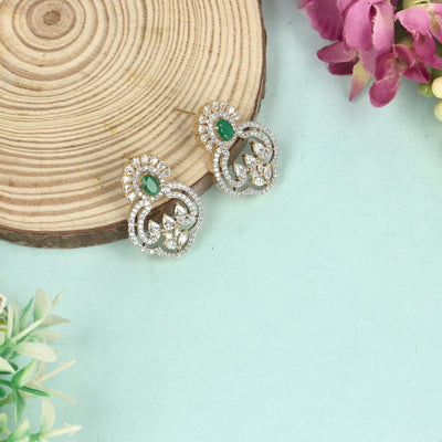 CZ Stud Earrings for Women - SIA428771
