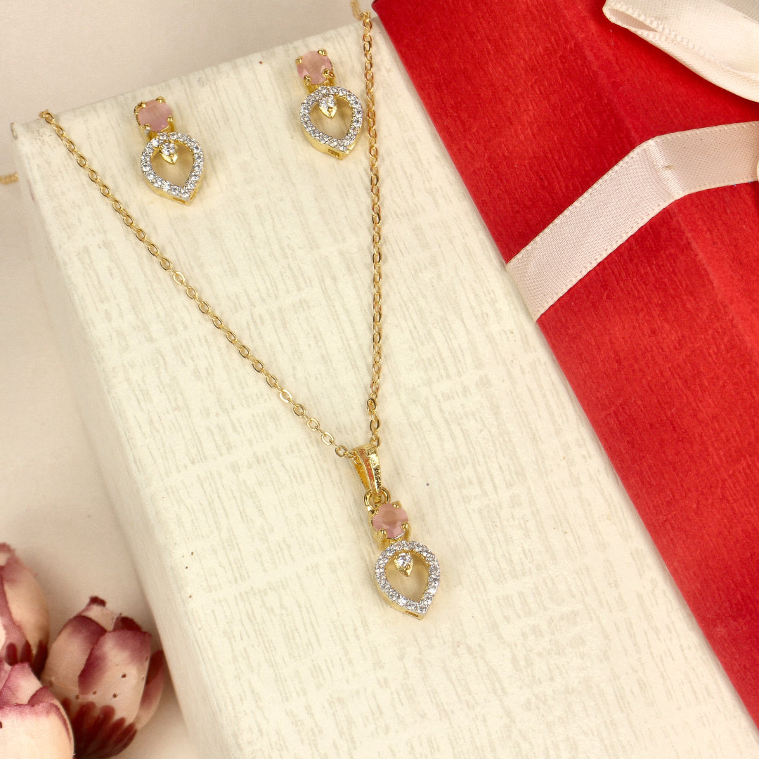 Princess Unique Jewellery Pendant Set - SIA437917_E