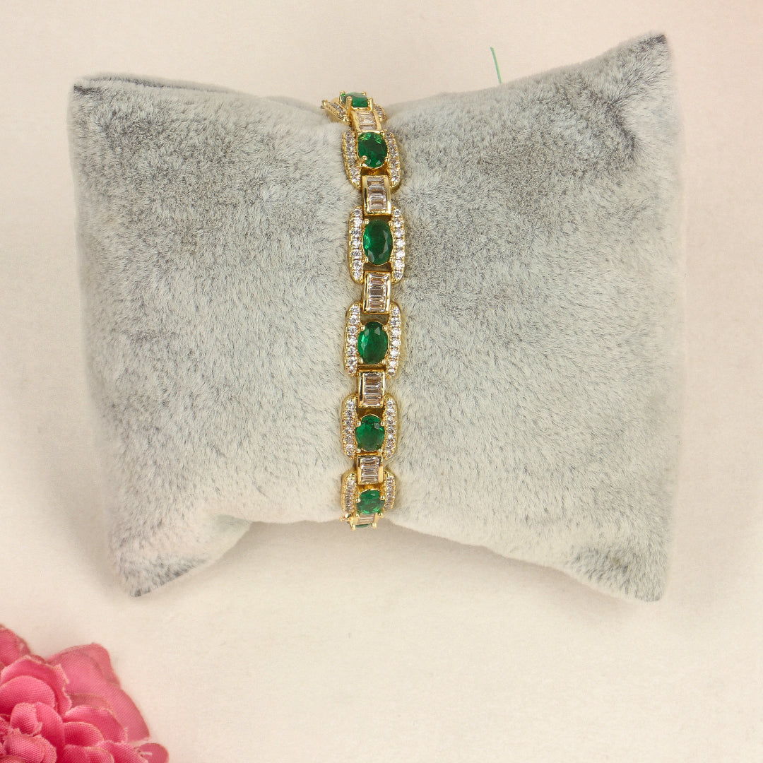 Emerald & Diamond Bracelet -SIA439467