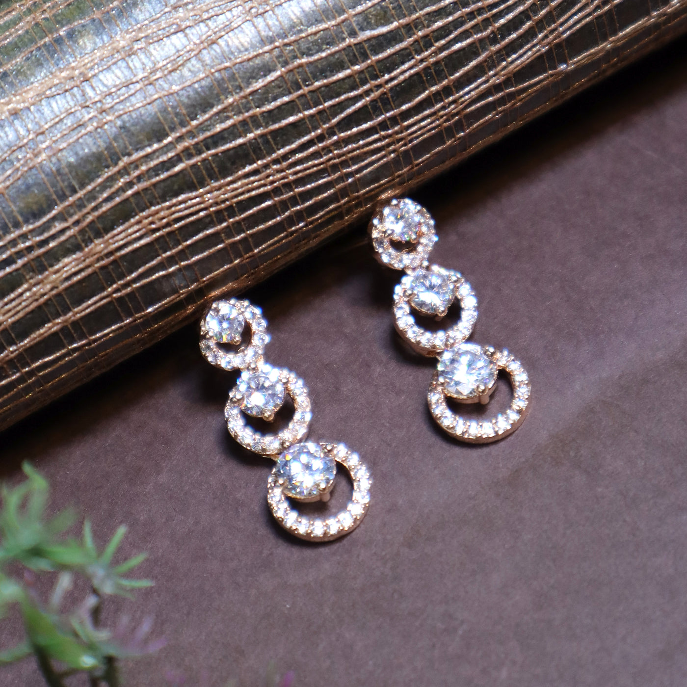 Silver Tone Drop Earrings - SIA448512