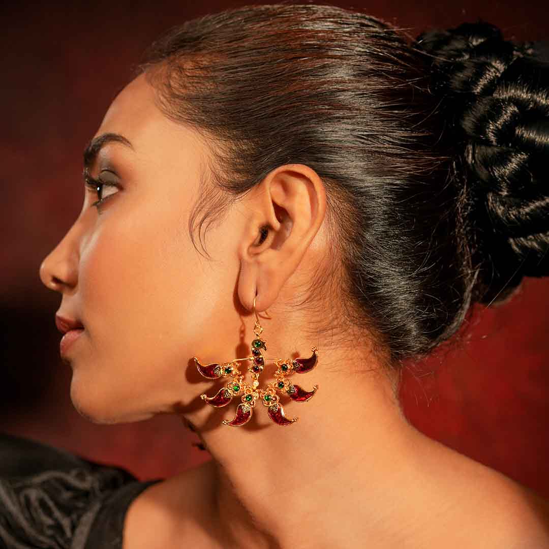 Add a Touch of Sophistication to Your Style with Kemp Stone Earrings - SK1043