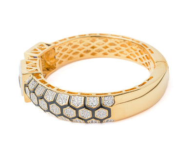 Vivinia By Vidhi Mehra Florence Gold Plated Blue Womens Kada - VB788