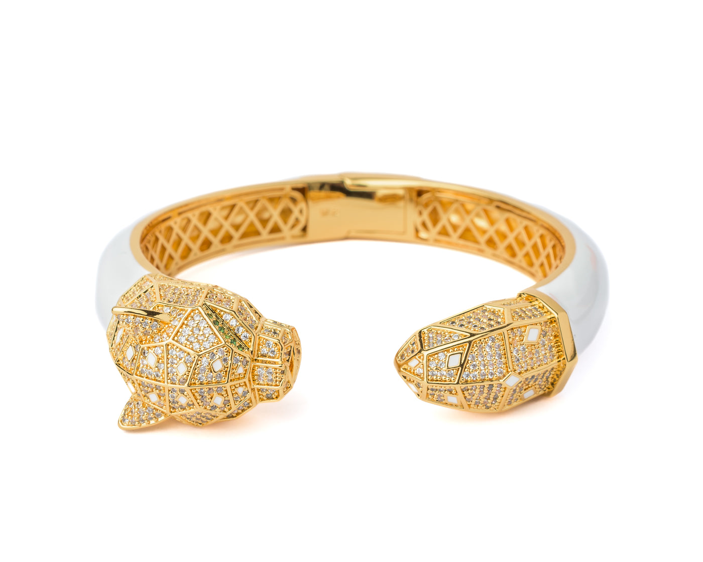 Vivinia By Vidhi Mehra Florence Gold Plated White Womens Kada - VB790