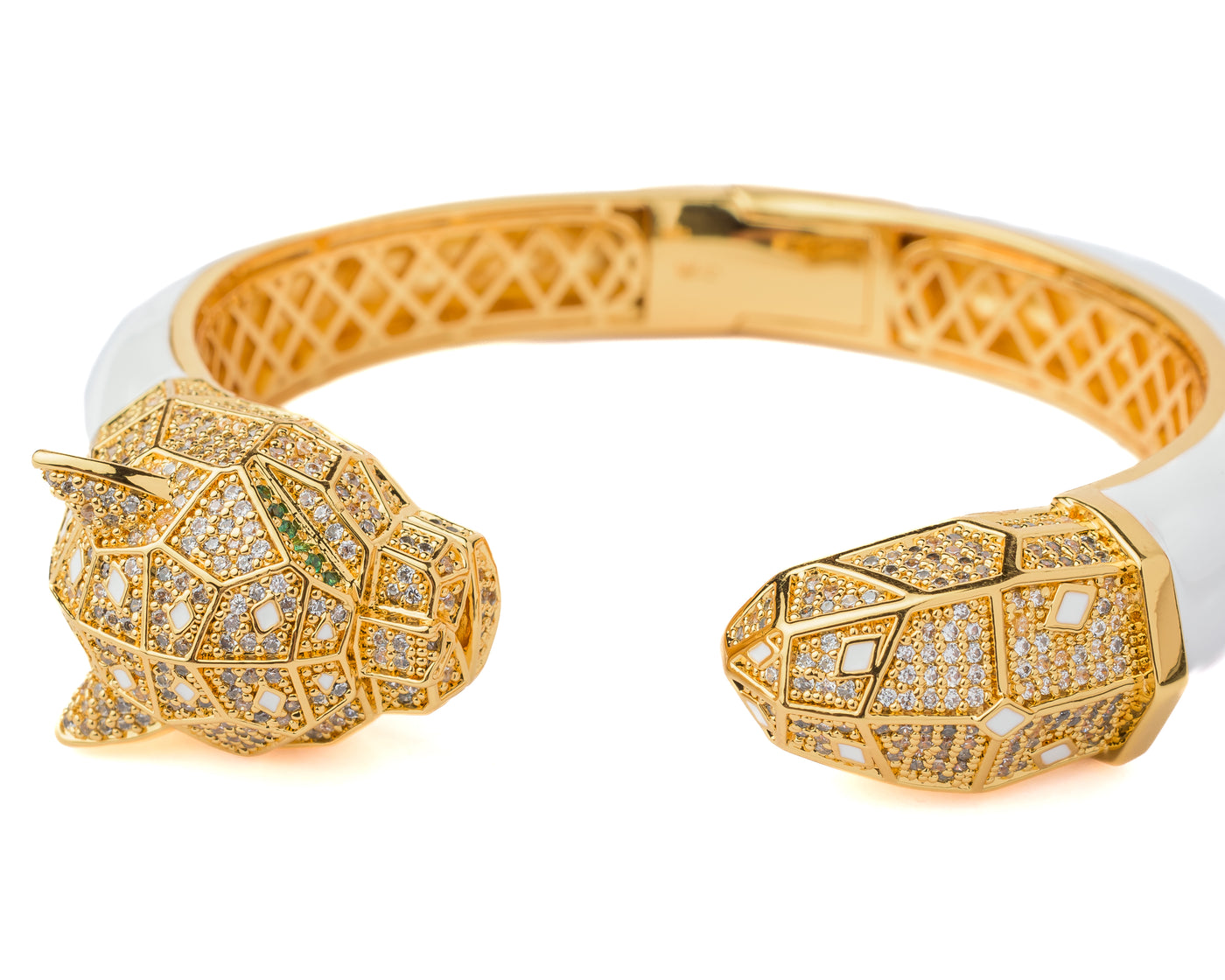 Vivinia By Vidhi Mehra Florence Gold Plated White Womens Kada - VB790