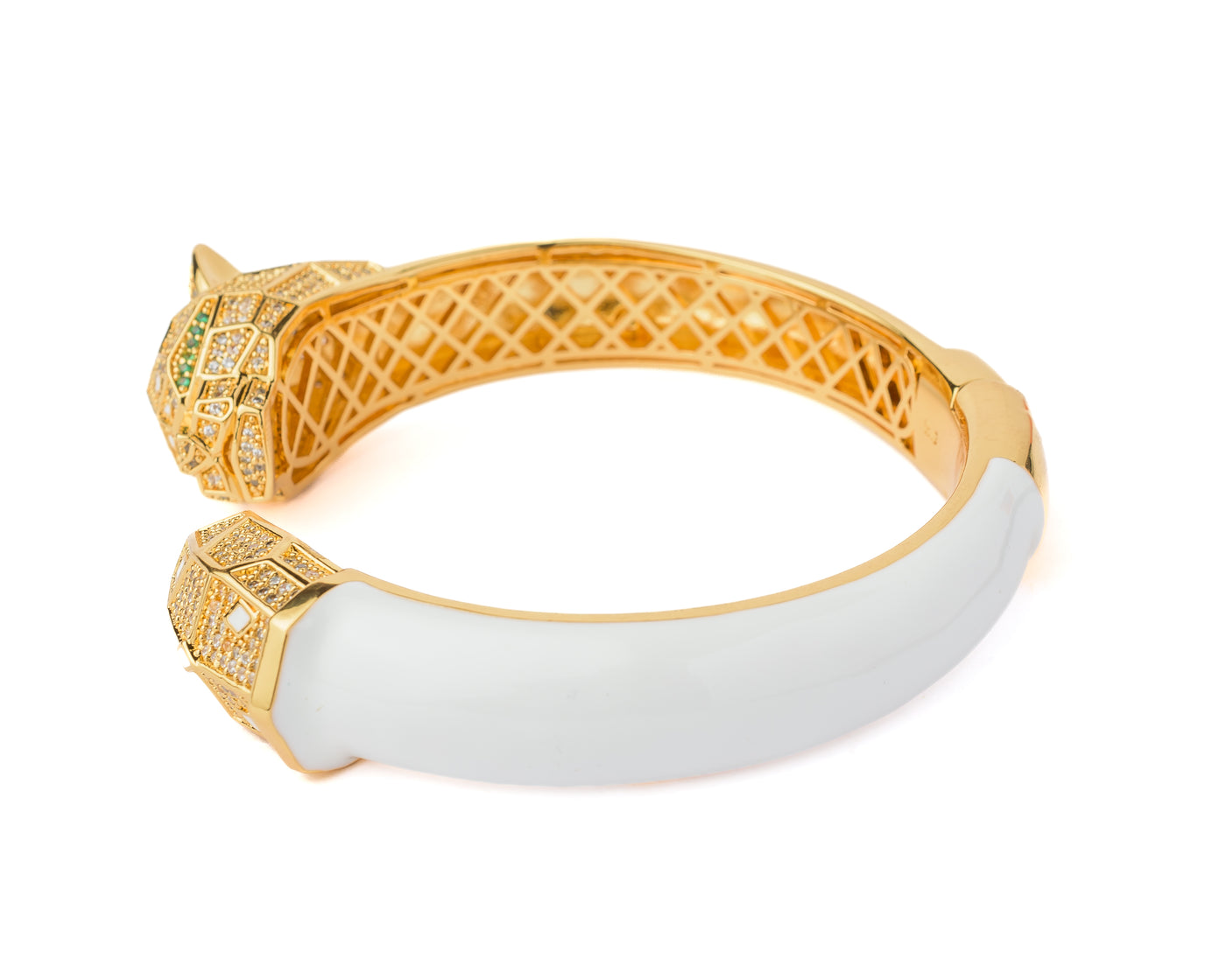 Vivinia By Vidhi Mehra Florence Gold Plated White Womens Kada - VB790