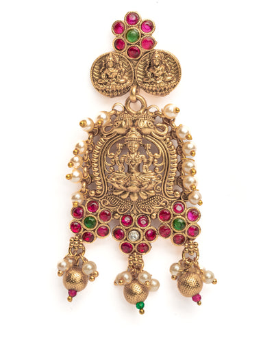 vivinia BY VIDHI MEHRA ISMAARH 2.0 Gold Womens Pair of Chandbali Earrings - VE991