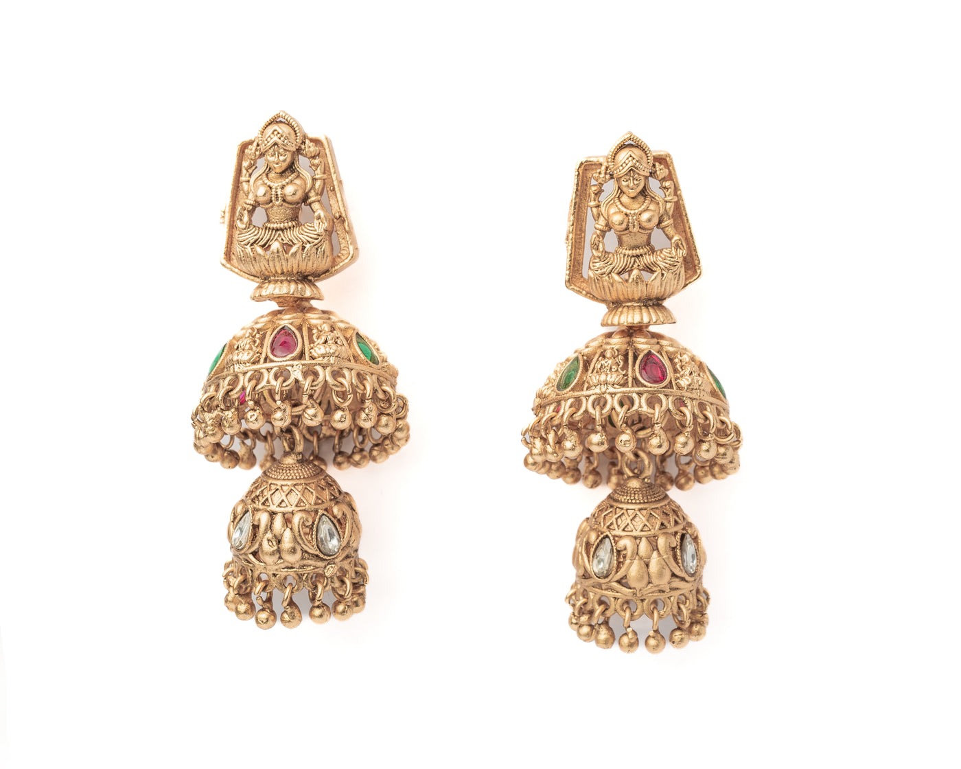 vivinia BY VIDHI MEHRA ISMAARH 2.0 Gold Womens Pair of Jhumka Earrings - VE995