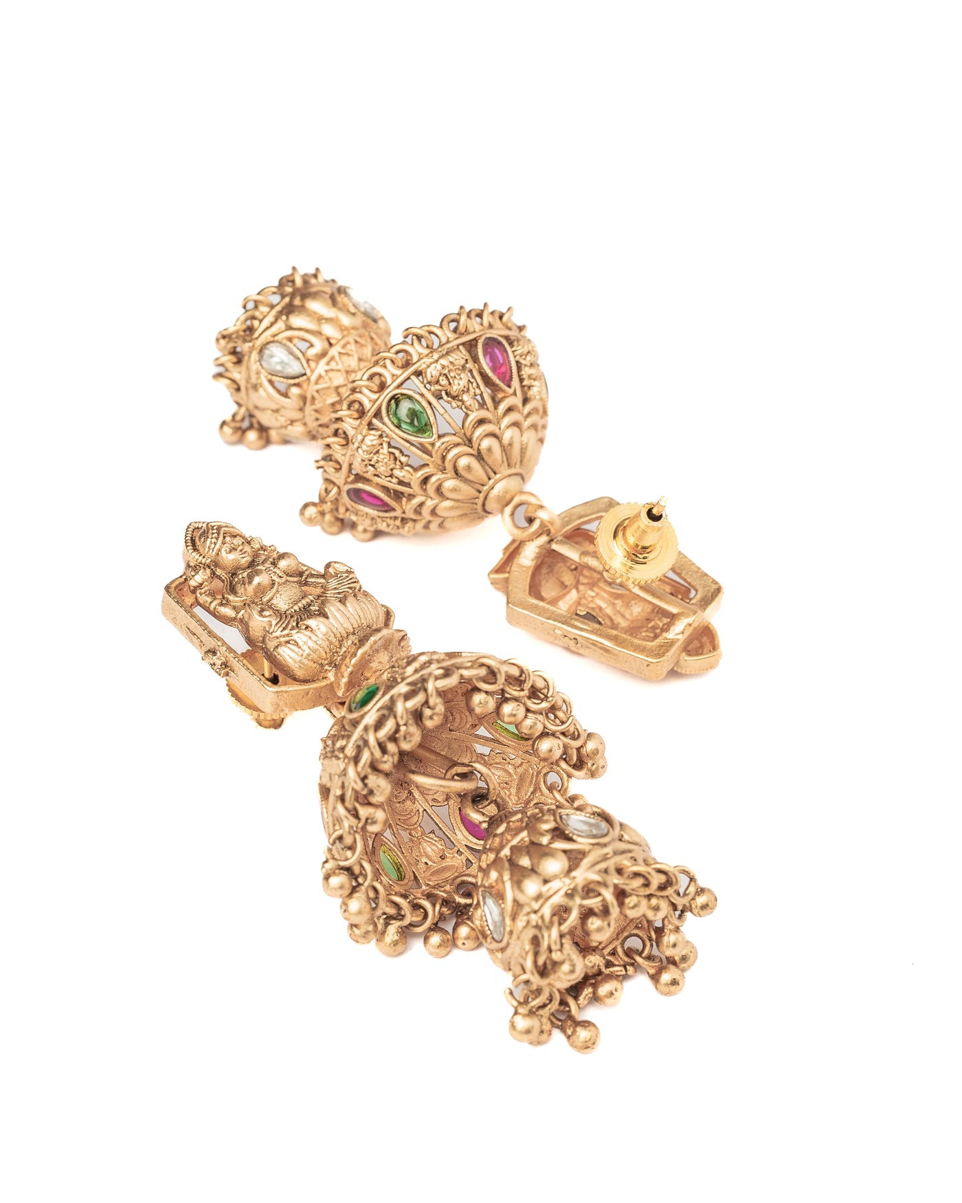 vivinia BY VIDHI MEHRA ISMAARH 2.0 Gold Womens Pair of Jhumka Earrings - VE995