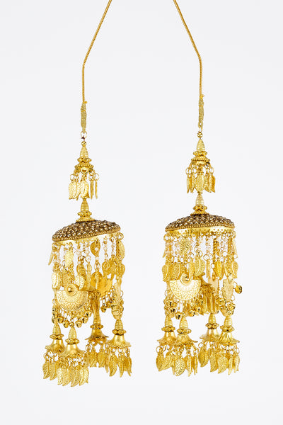 vivinia BY VIDHI MEHRA Gold Plated Womens Pair of Kaleeras (Freesize) - VKL035