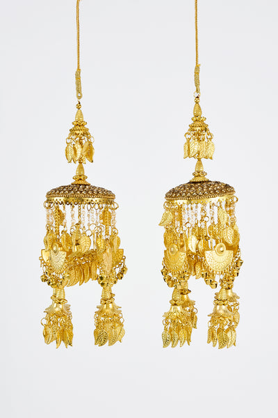 vivinia BY VIDHI MEHRA Gold Plated Womens Pair of Kaleeras (Freesize) - VKL035