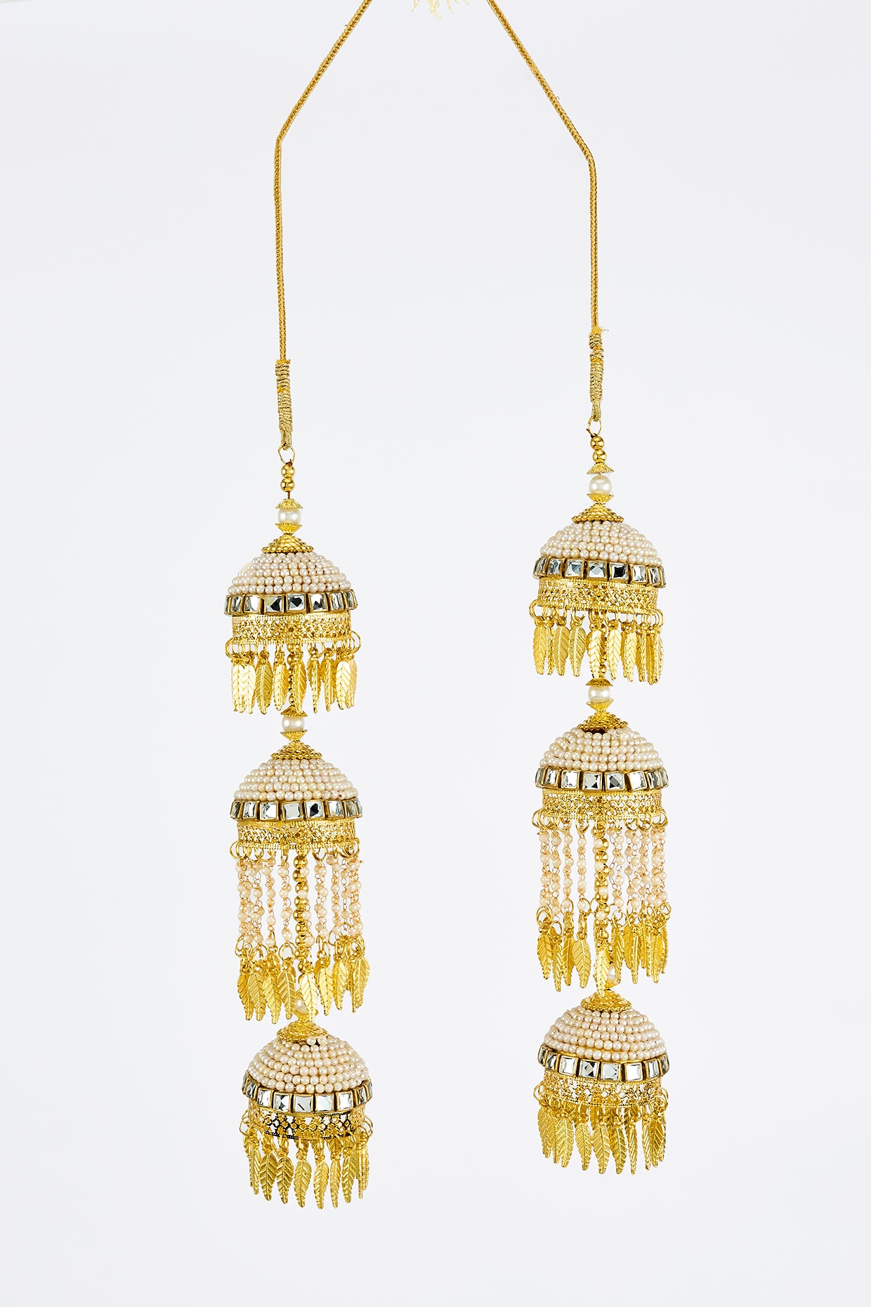 vivinia BY VIDHI MEHRA Gold Plated Womens Pair of Kaleeras (Freesize) - VKL036