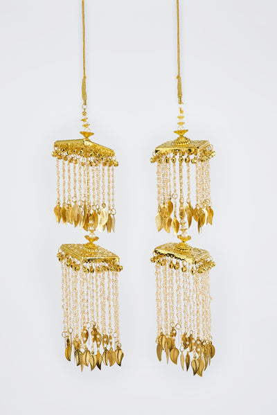 vivinia BY VIDHI MEHRA Gold Plated Womens Pair of Kaleeras (Freesize) - VKL053