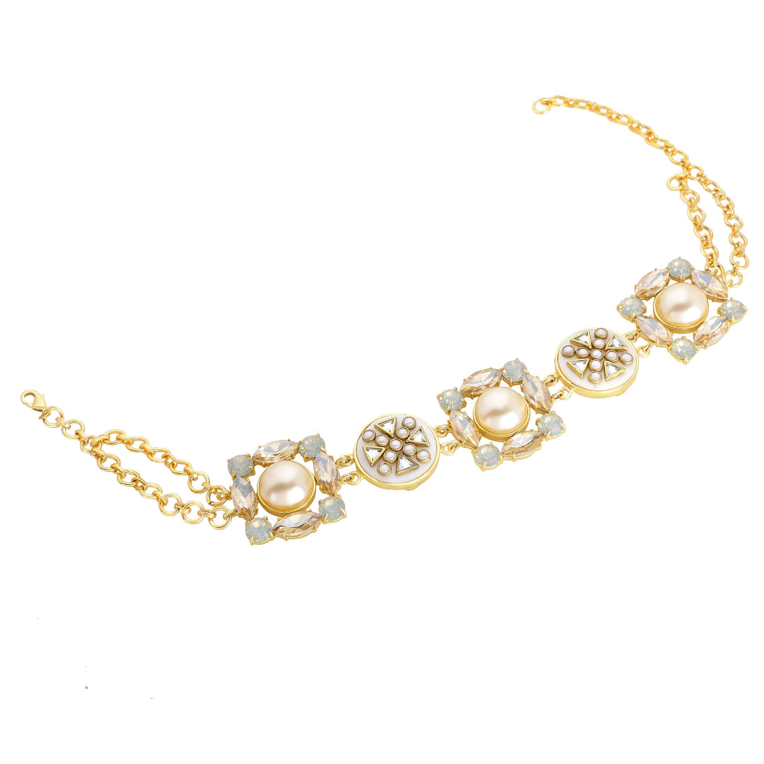 Veda Choker (Mint & Gold) - BBVEDS2006_MNG