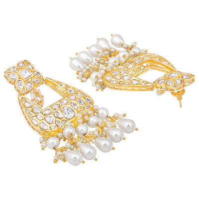 Kundan Jadau Long Earrings - HRER130