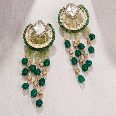 Green & Golden Classic Dangler Earring - MRJBR23ER 62