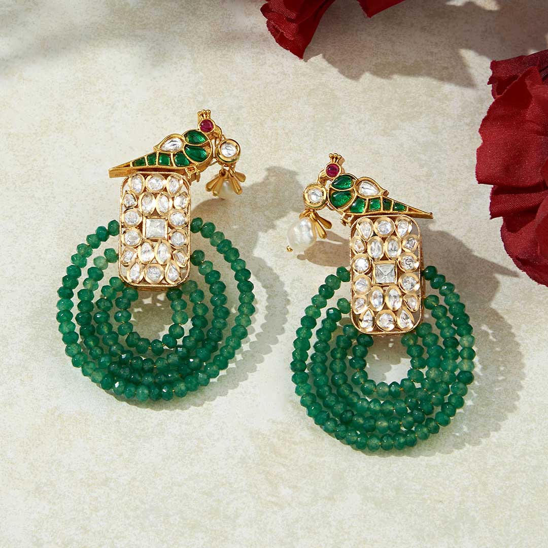 Antique Green Dangler Earring - MRJBR23ER 69