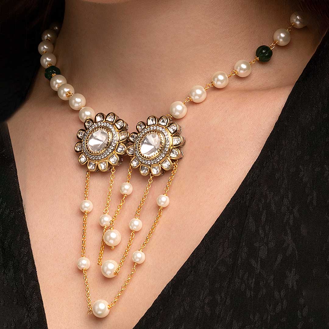 White Pearl Necklacce - MYJBRBLN 28