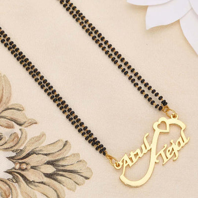Personalized Double Name Mangalsutra - S35463