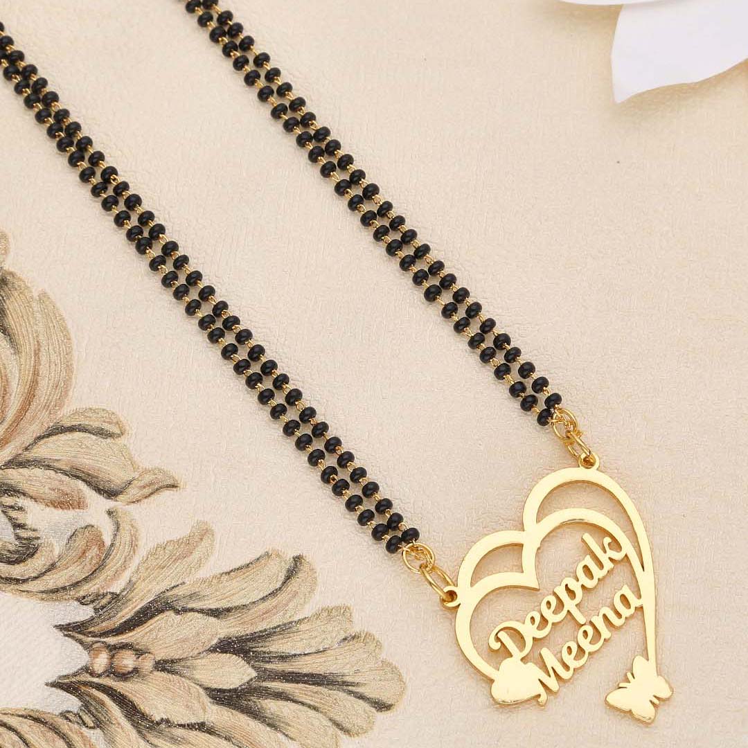 Mangalsutra With Name Mangalsutra Design Naam Wale Naam Wale