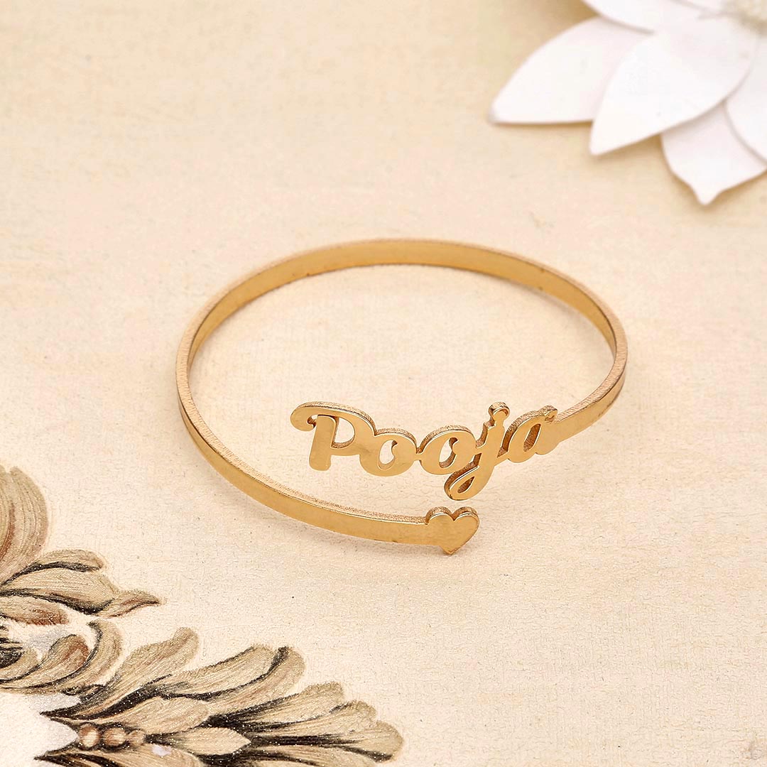 Personalised Name with Heart Bracelet - S35922