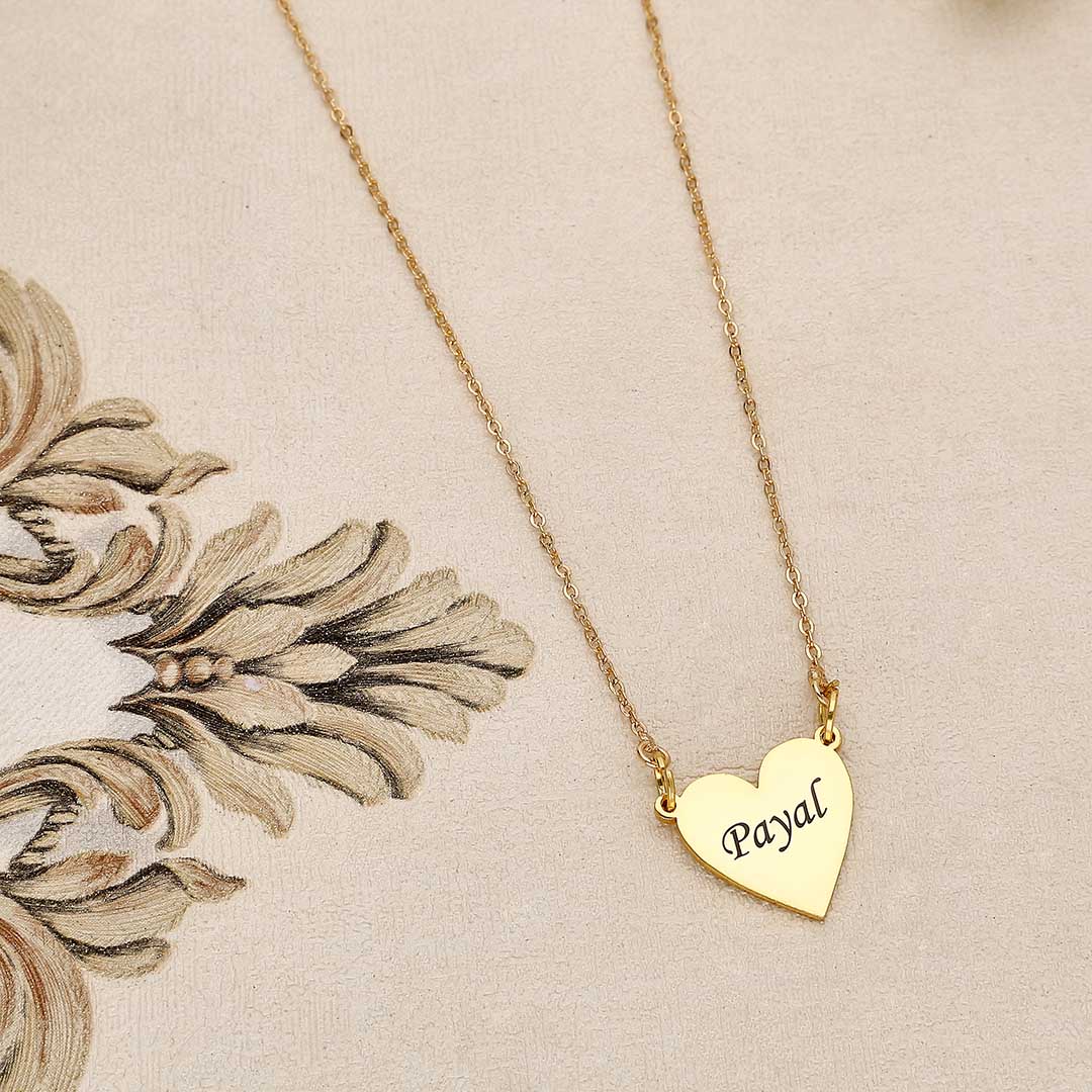 Personalized heart necklace - personalized name necklace - birthstone  jewellery - Personalized gift for her mum sister auntie best friend