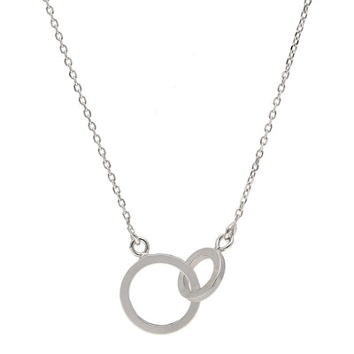92.5 Sterling Silver Interlinks Circle Pendant - SIA401187