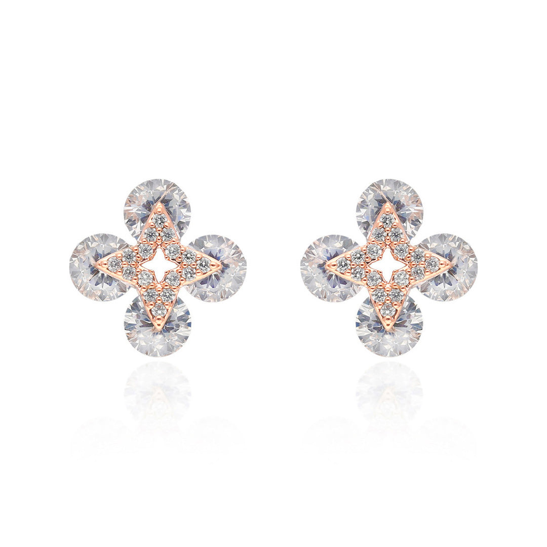 Sparkling Star Diamond Earring - SIA405548