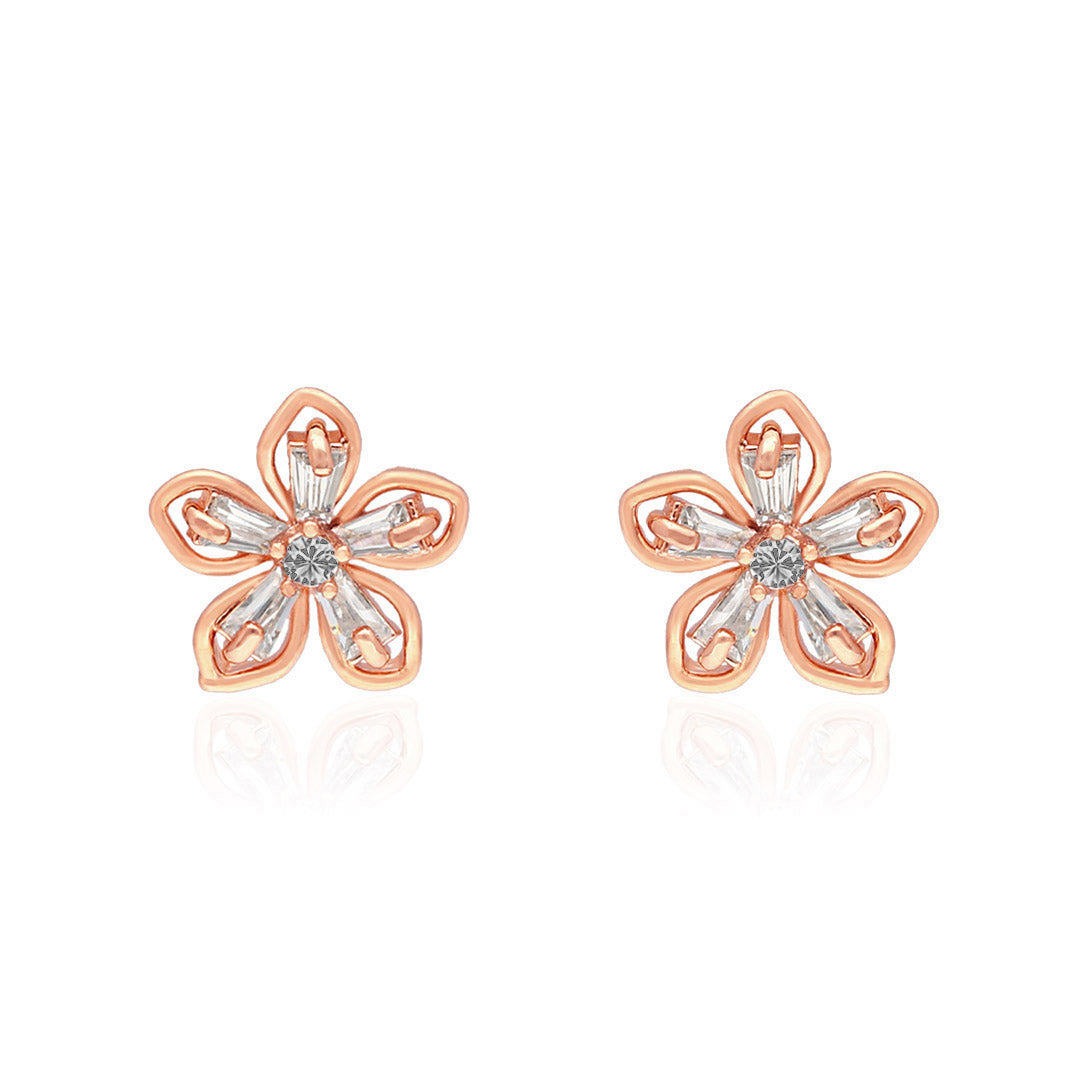 Jasmine Diaon Flower Earrings - SIA412329