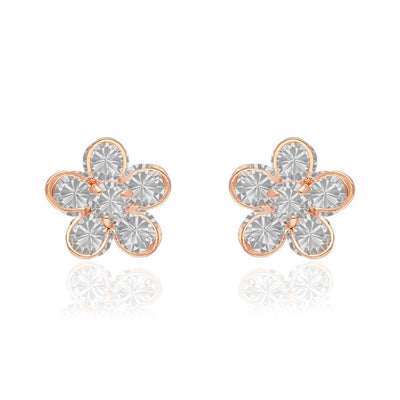 Blossoming Flower Stud Earrings - SIA412340