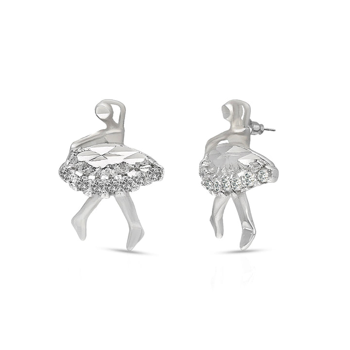 Sterling Silver Dance Recital Gifts For Girls Ballerina Necklace Little