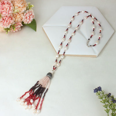 Chic Tassel Threads Necklace - SIA415954