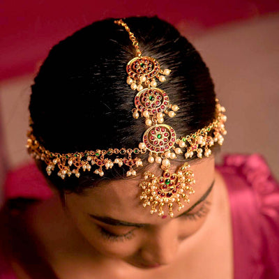 Kemp Stone Matha Patti A Traditional Touch to Elevate Your Style - SK1003