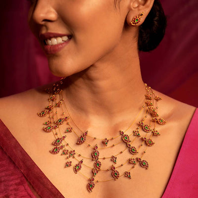 Embrace the Aura of the Divine with Temple Jewellery - SK1012