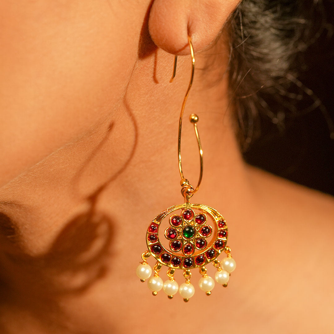 Make a Statement with Kemp Stone Dangler Earrings - SK1046