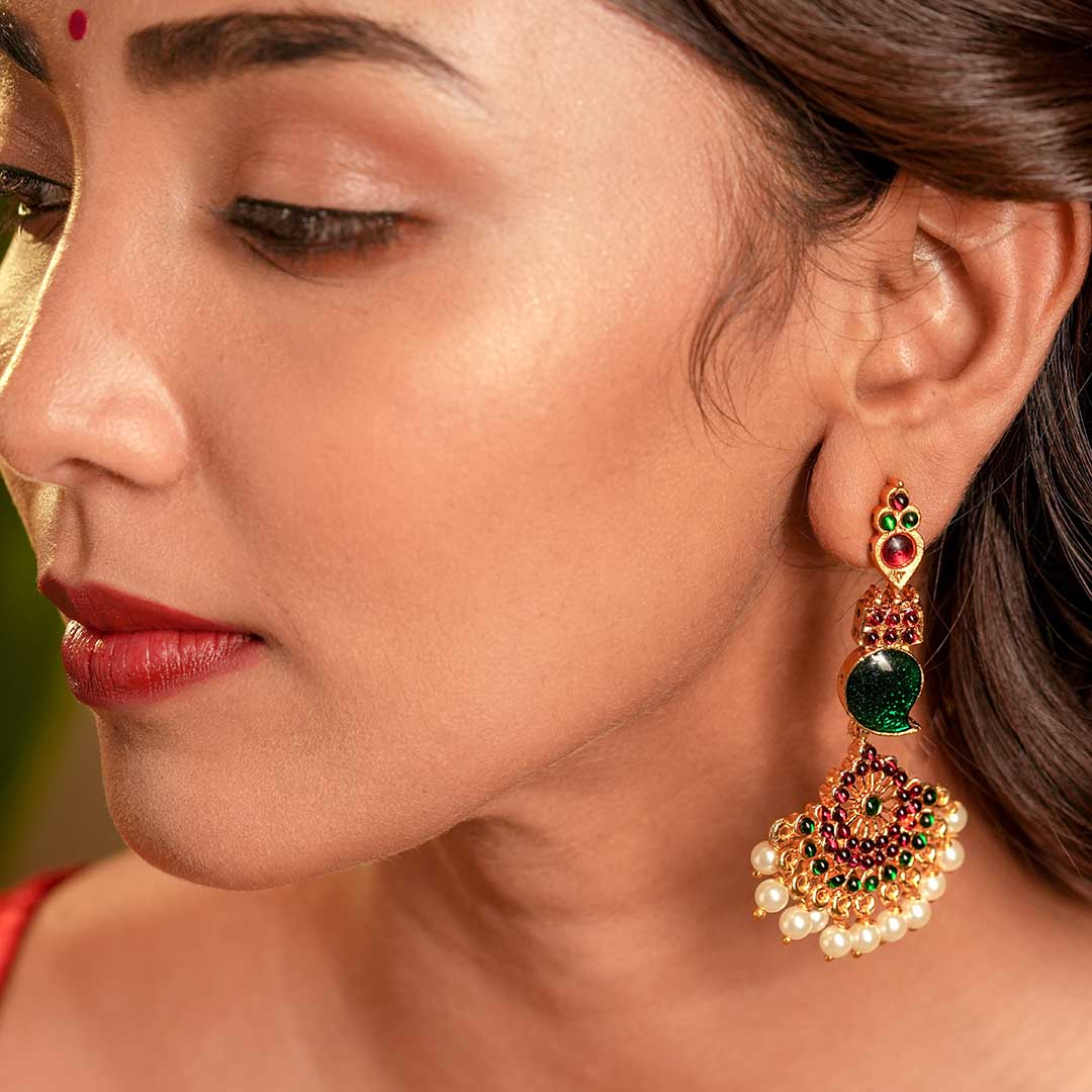 Elevate Your Style with Kemp Stone Earrings - SK1093