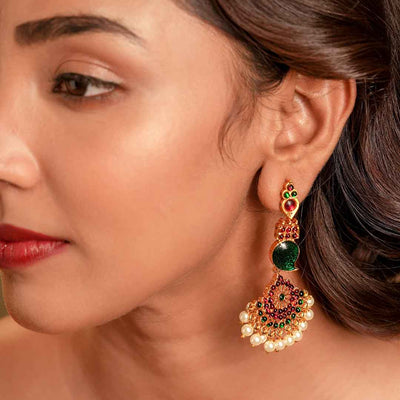 Elevate Your Style with Kemp Stone Earrings - SK1093